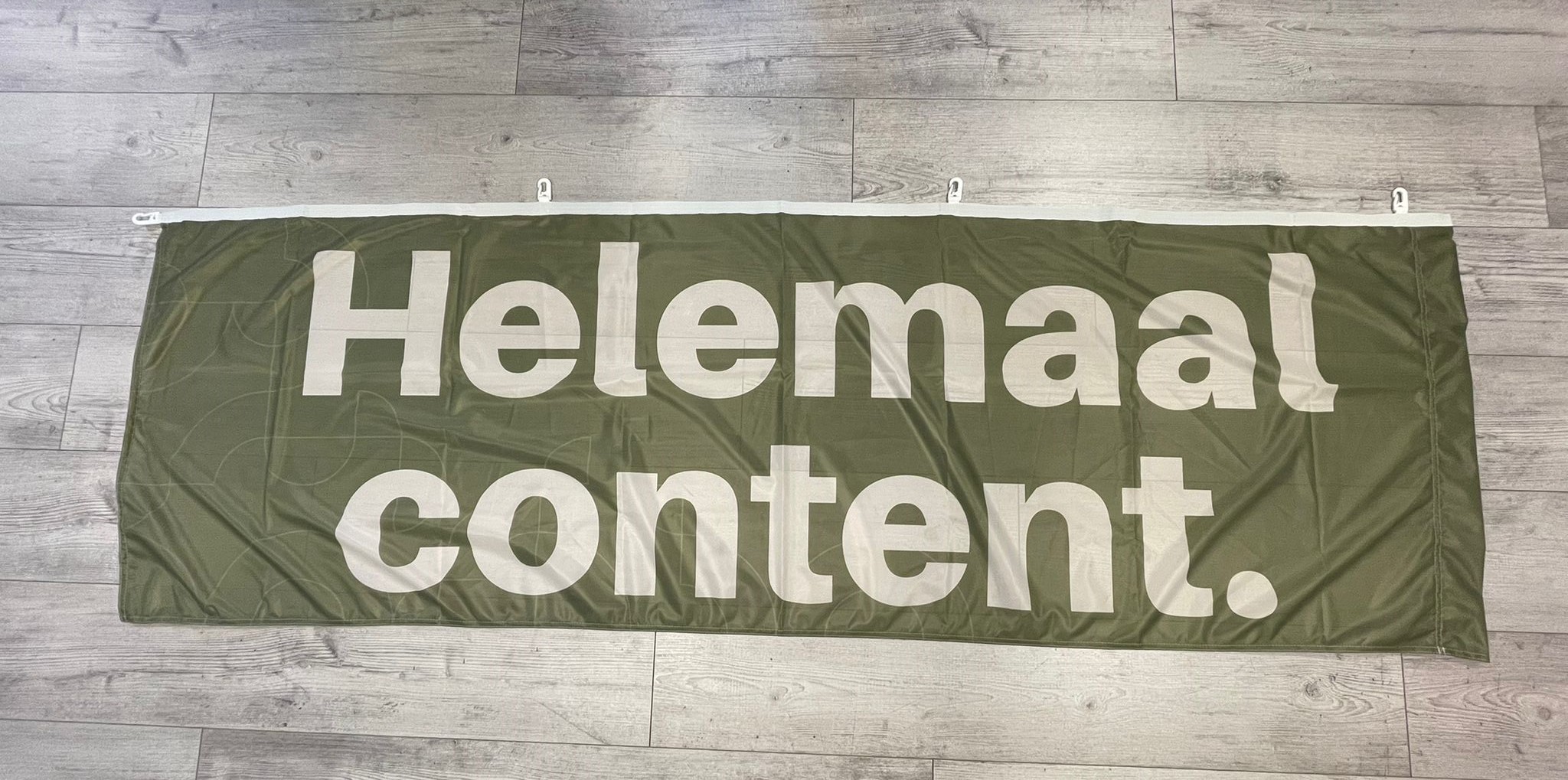 Helemaal content banier 250×80 cm cntrading